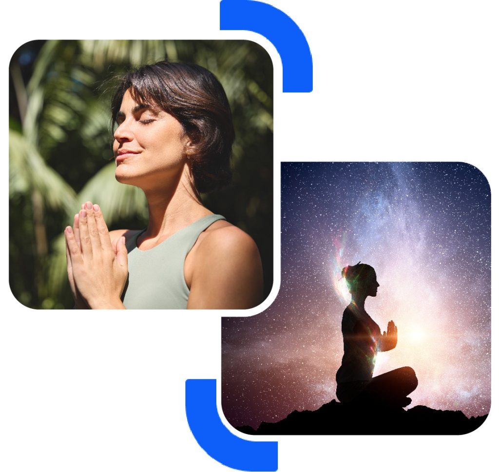 VVGF meditation teachings collage